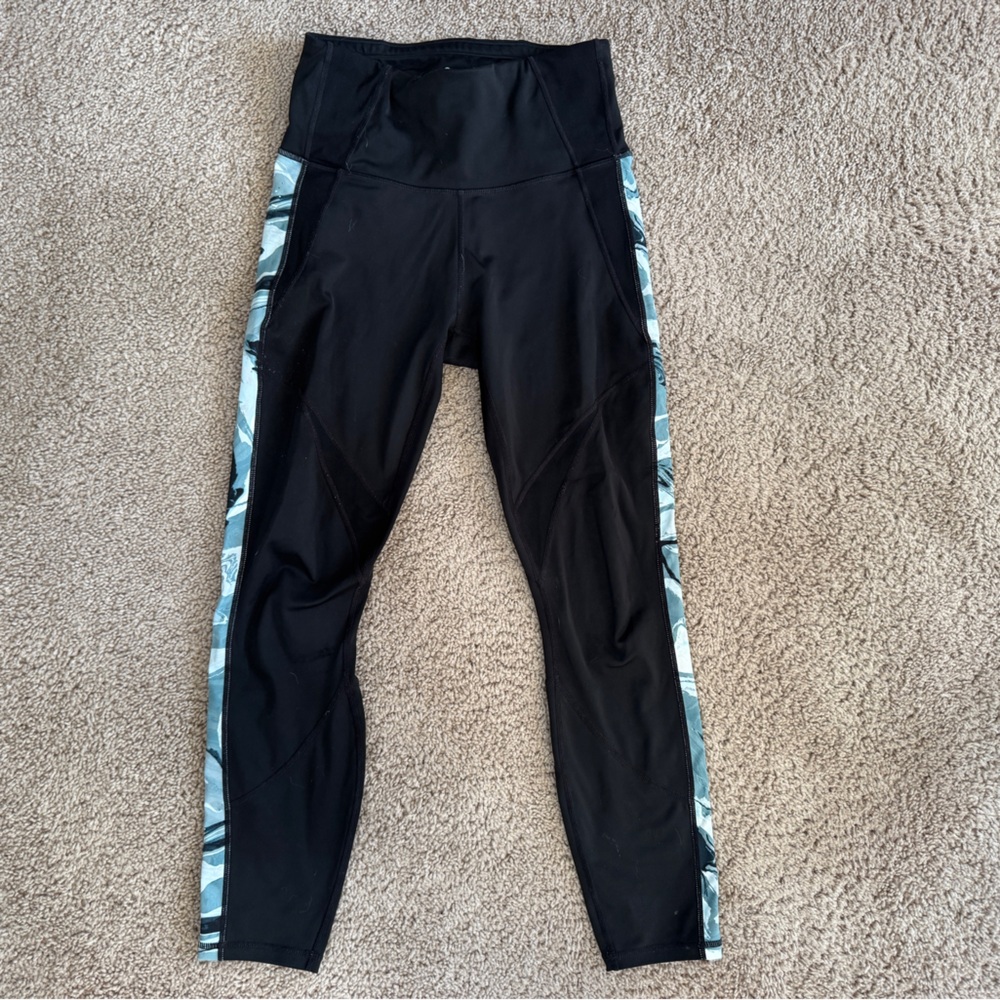 Athleta High Rise 7/8 Black Leggings - Picture 6 of 7